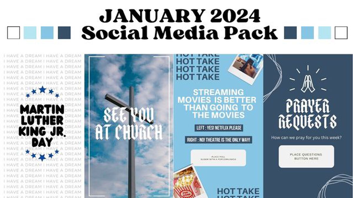 January 2024 Social Media Pack image number null